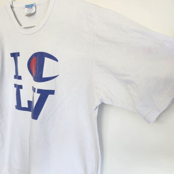 Champion Short Sleeve Crew Neck Graphic Print T-shirt Men's XL 0936 - Picture 7 of 8